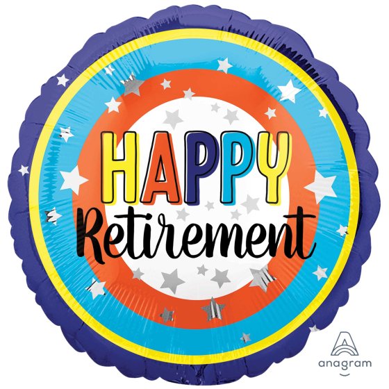 Happy Retirement 45cm Foil