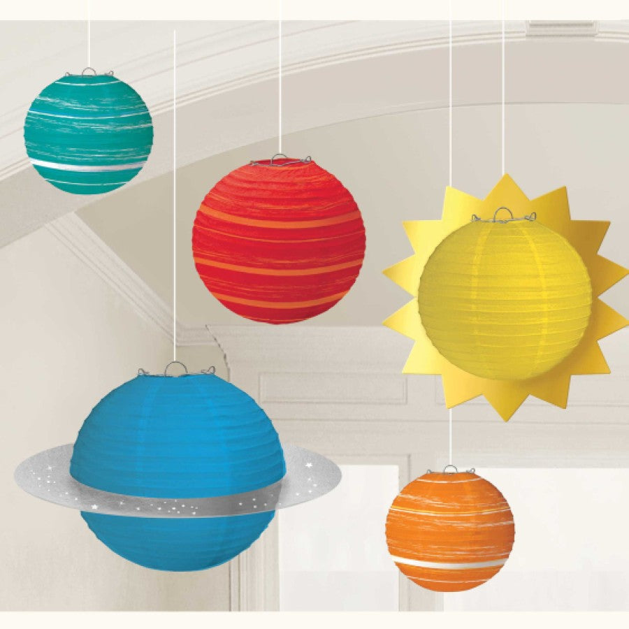 Blast Off Bday Planet Lanterns