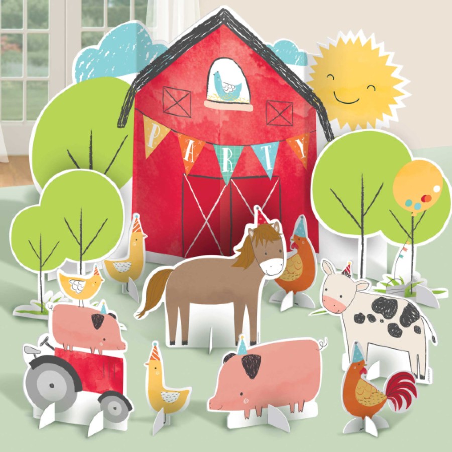 Barnyard Bday Tbl Deco Kit