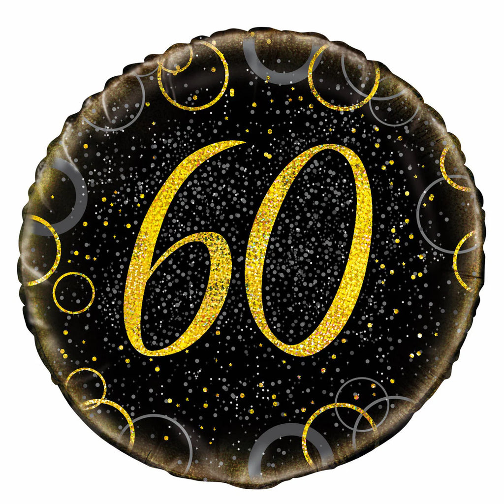 Black and Gold 60 18" Foil