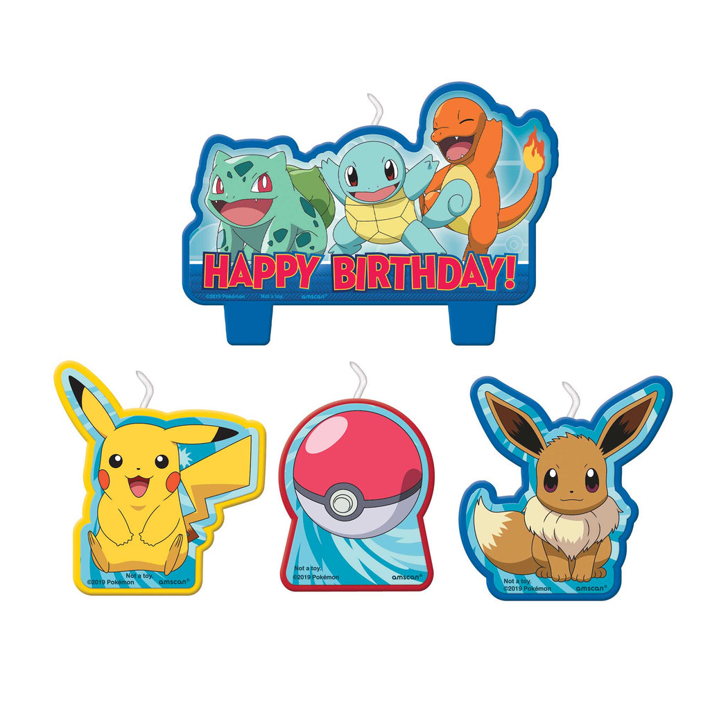 Pokemon Classic Bday Candle Set