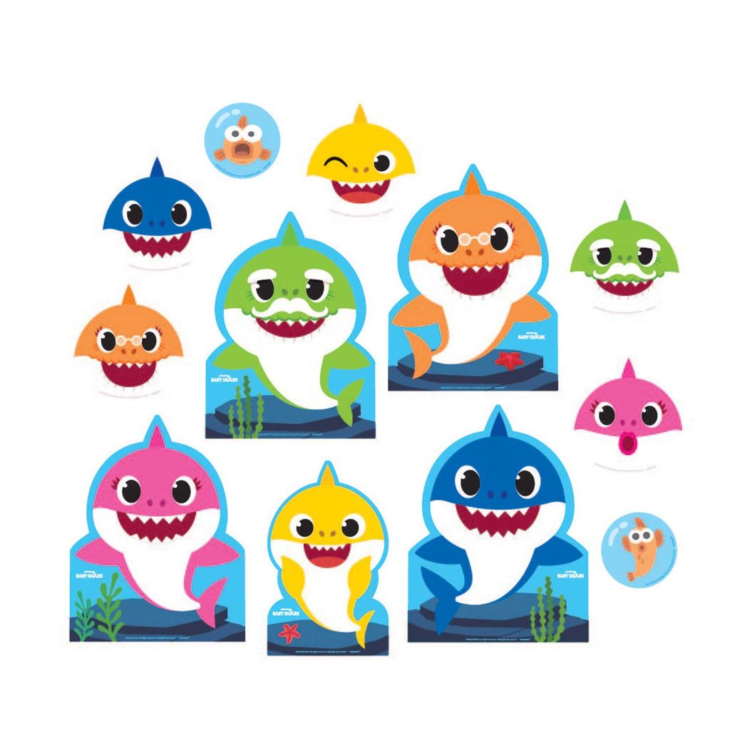 Baby Shark Cutouts Value Pack PK12
