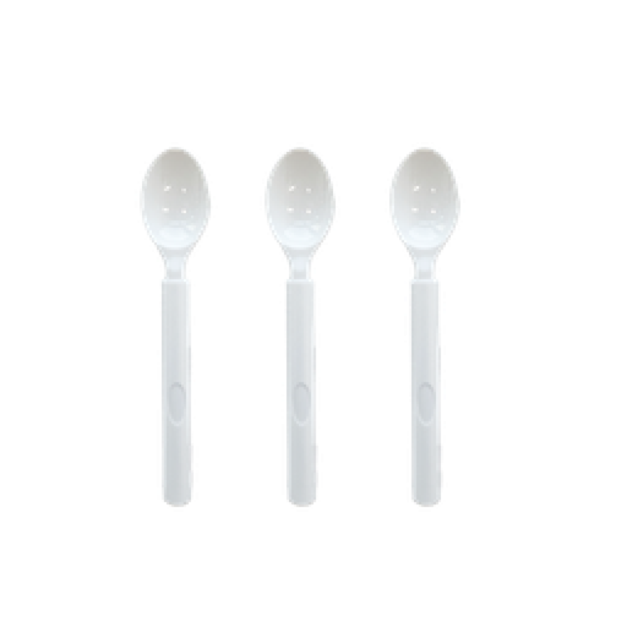 FS Ultra HD Reusable Teaspoon Solid White 20pk