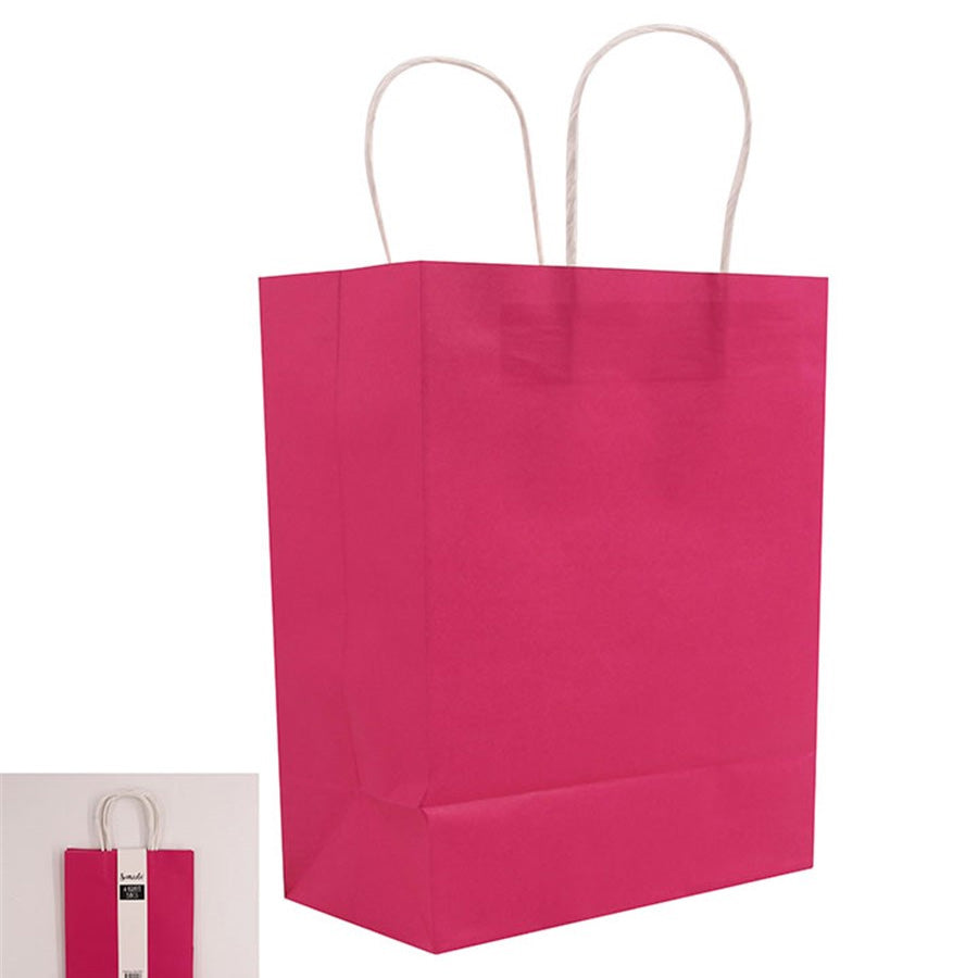 5PK SMALL RED KRAFT BAG-12x16.5x6cm