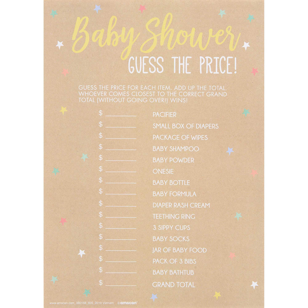 Baby Shower Game Price