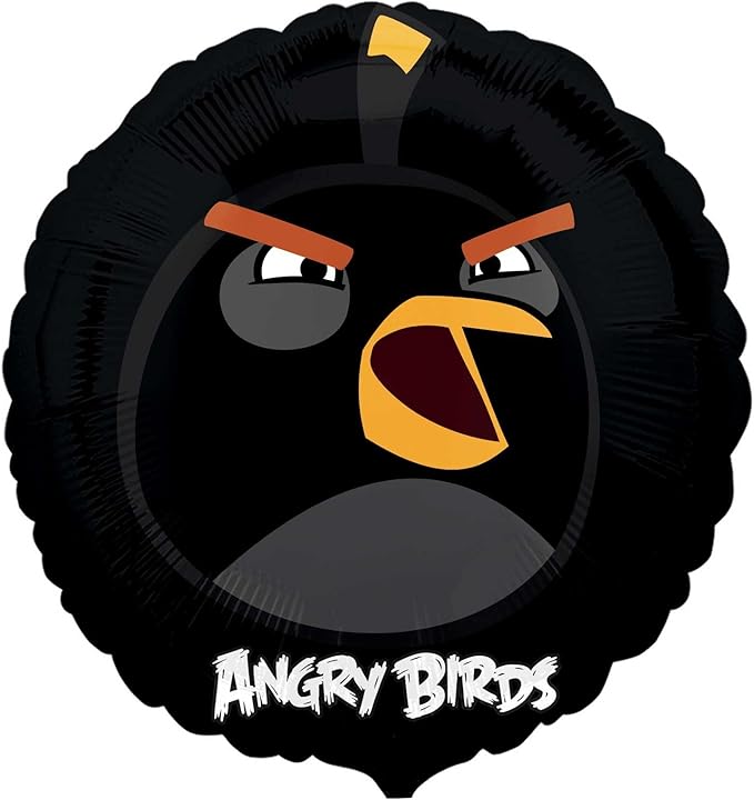 18'' Angry Birds Black Bird - Flat