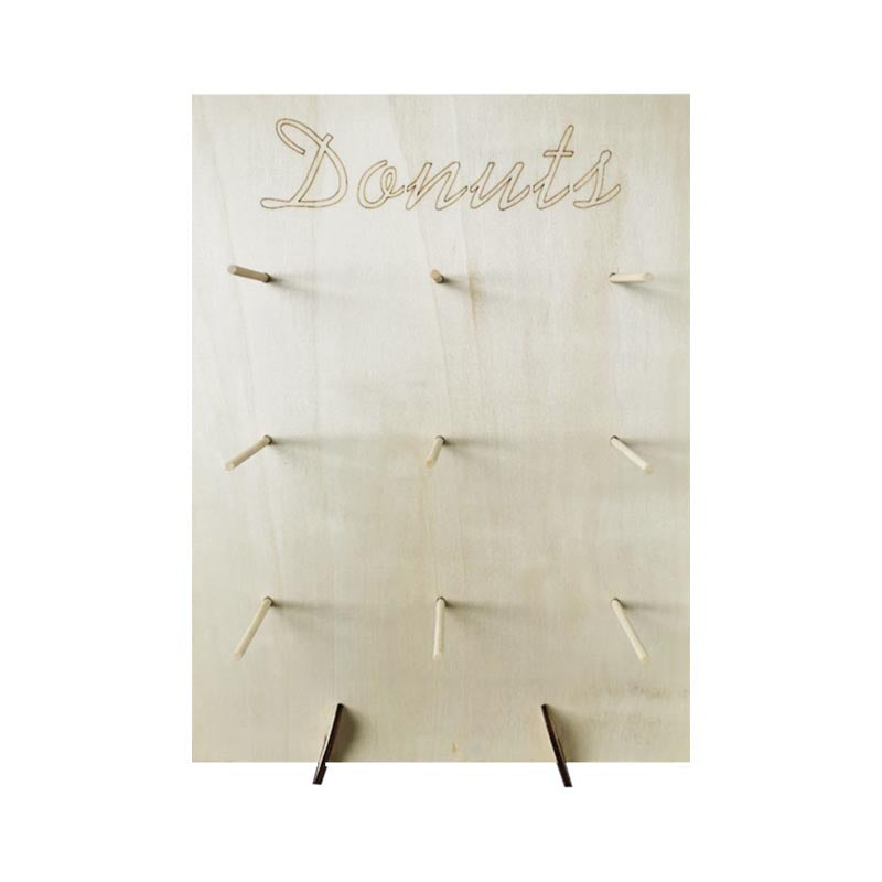 Wooden Donut Stand - 9 Donuts