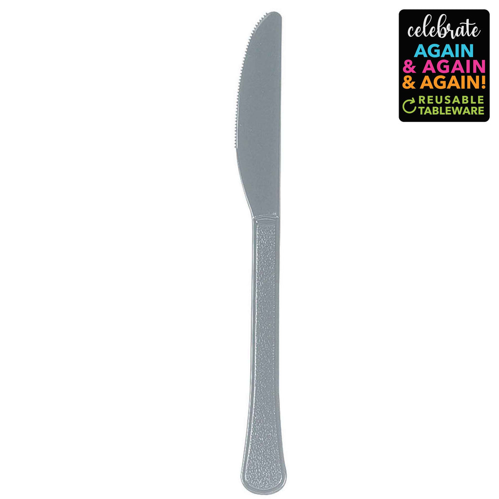 Premium Knives 20 Pack Silver 