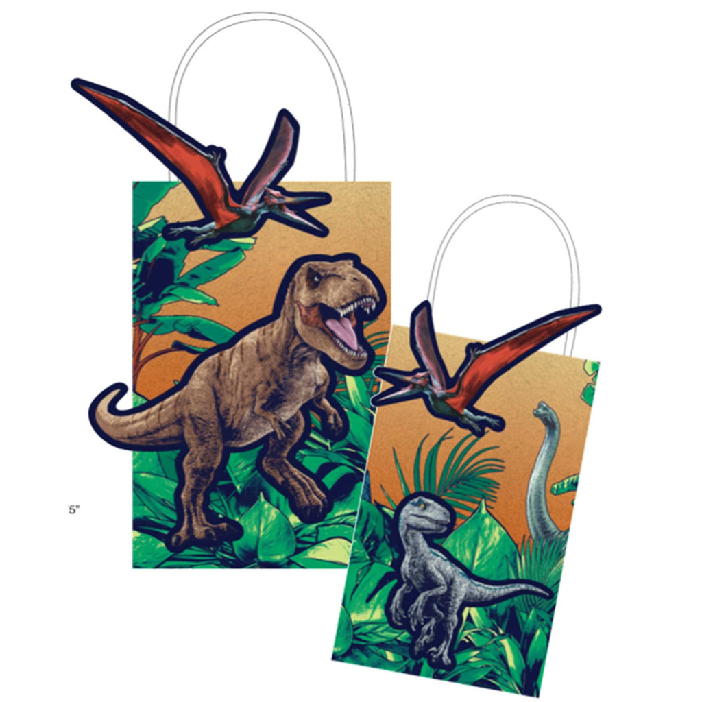 Jurassic Into The Wild Create Your Own Paper Kraft Bags PK8