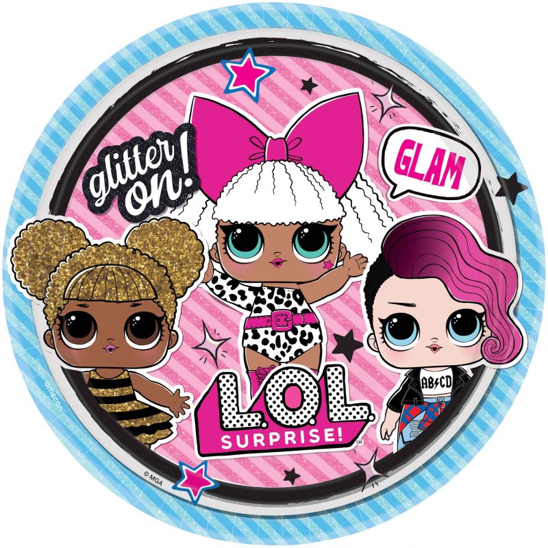 LOL Together 4EVA9in/23cm Rnd Plates