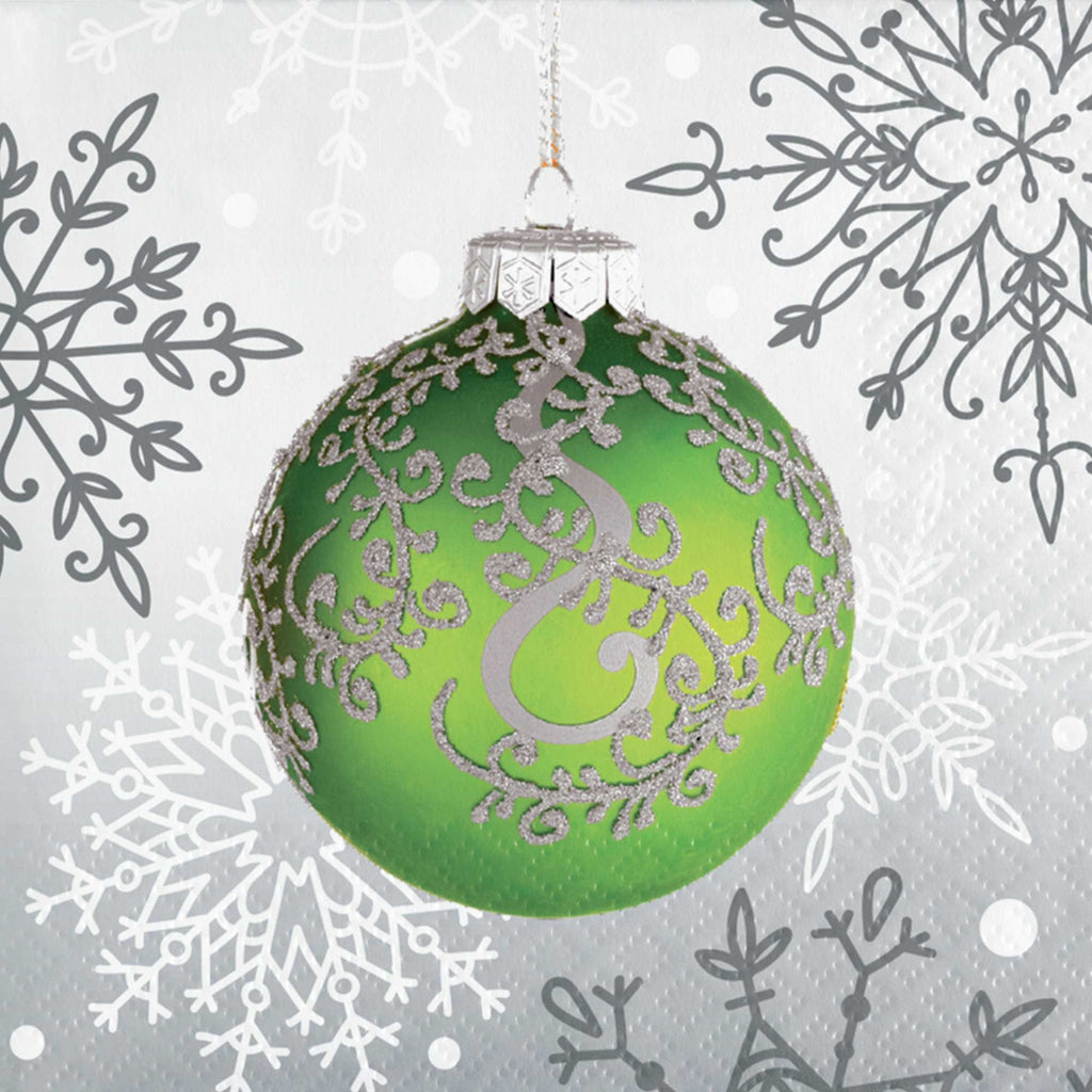 Elegant Ornaments Beverage Napkins PK16