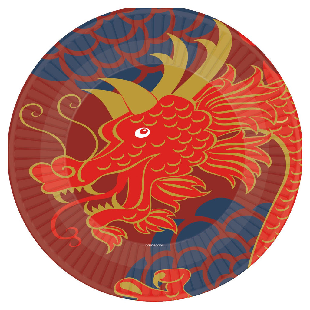 CNY PAPER PLATES 8PK