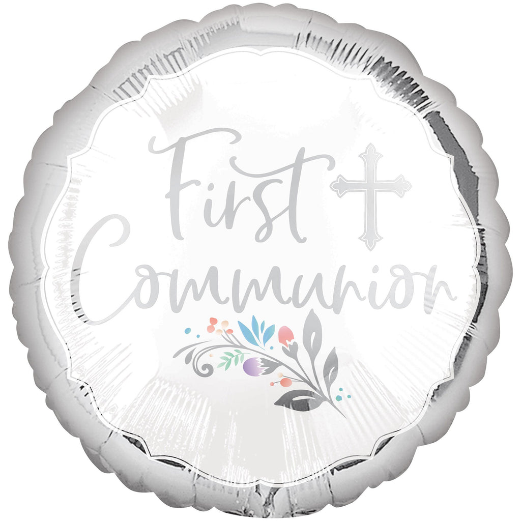 45cm Silver First Communion Foil