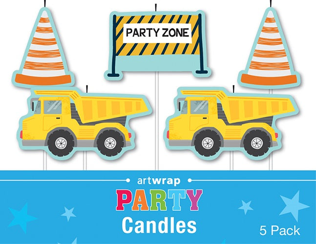 Construction Candle 5pk