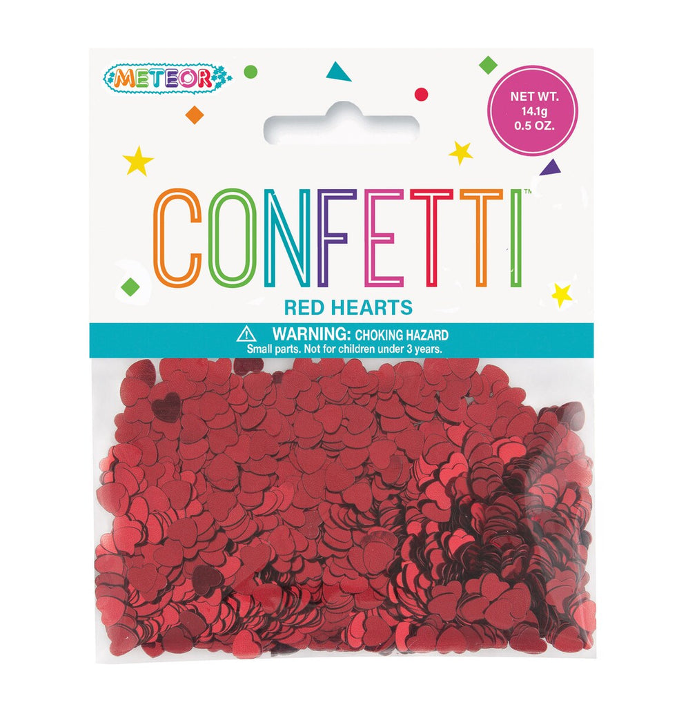 Red Hearts Confetti .5oz