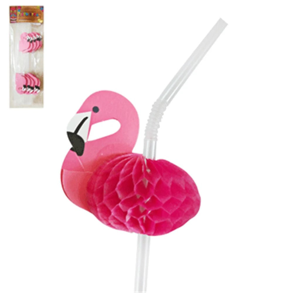 FLAMINGO STRAWS PK12