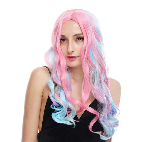 Long Rainbow Wig