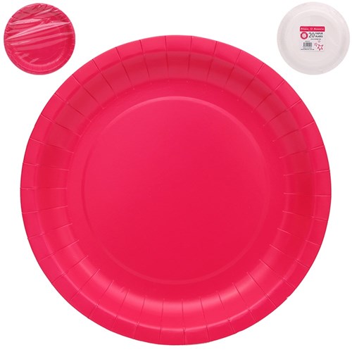 20 23CM PLATES-MAGENTA