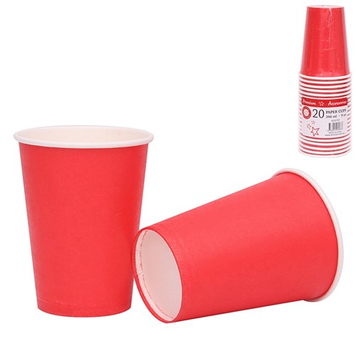 20 266ML CUPS-CHERRY