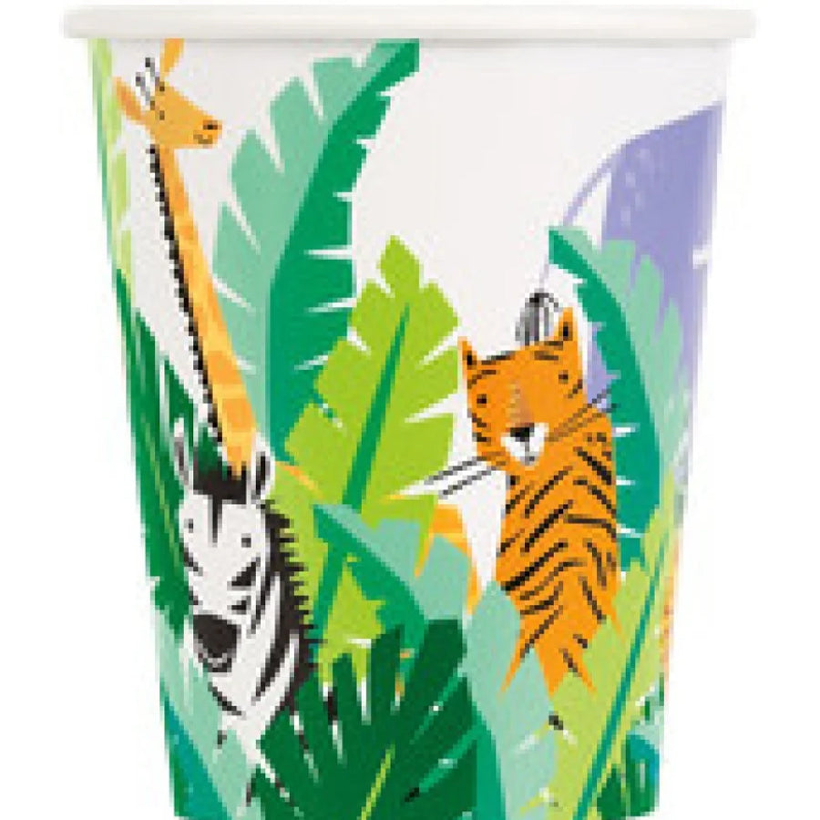 ANIMAL SAFARI 8 x 9oz CUPS