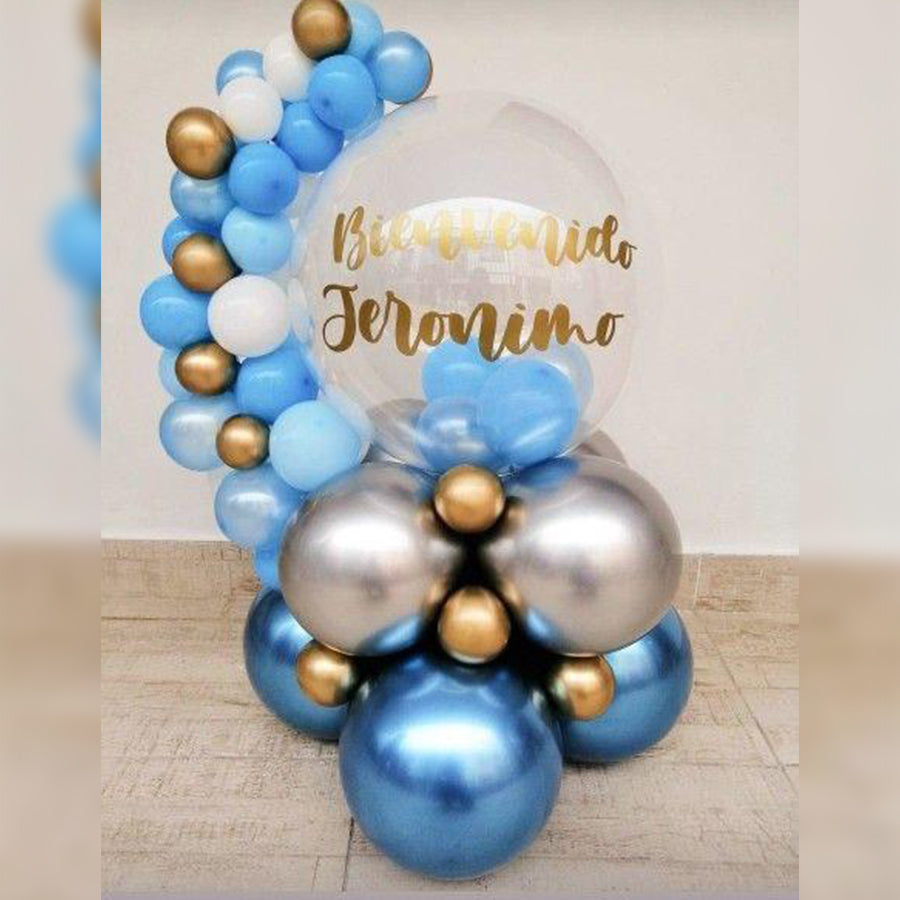 Air-Filled Personalised Printed Bubble Table Setup