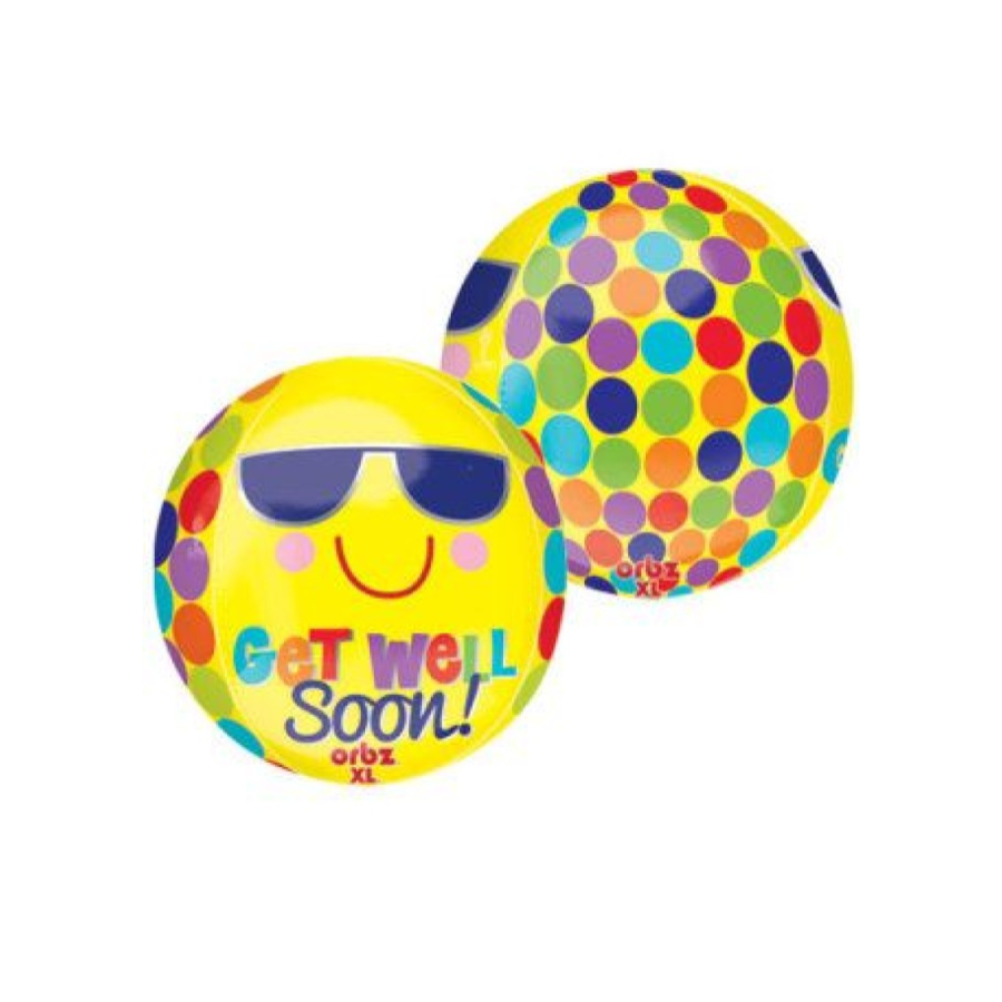 Anagram Orbz 16" Sunny Get Well Soon