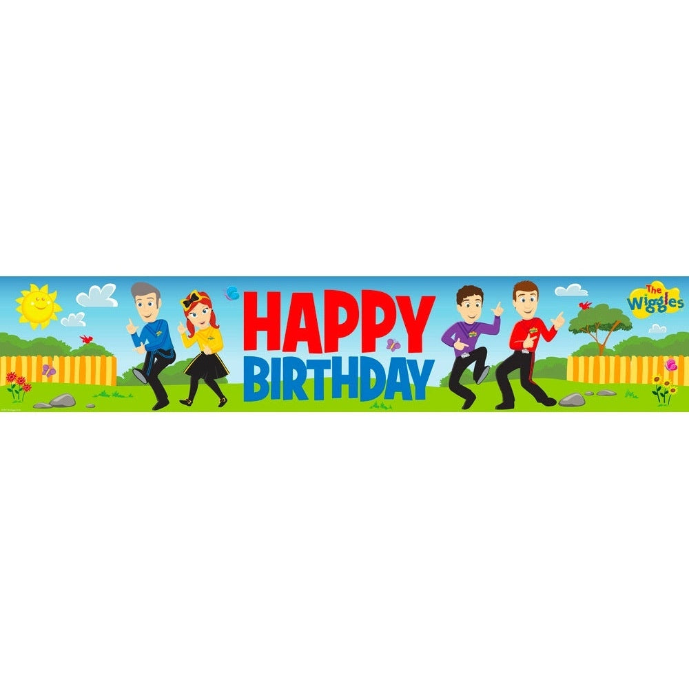 THE WIGGLES HAPPY BDAY BANNER
