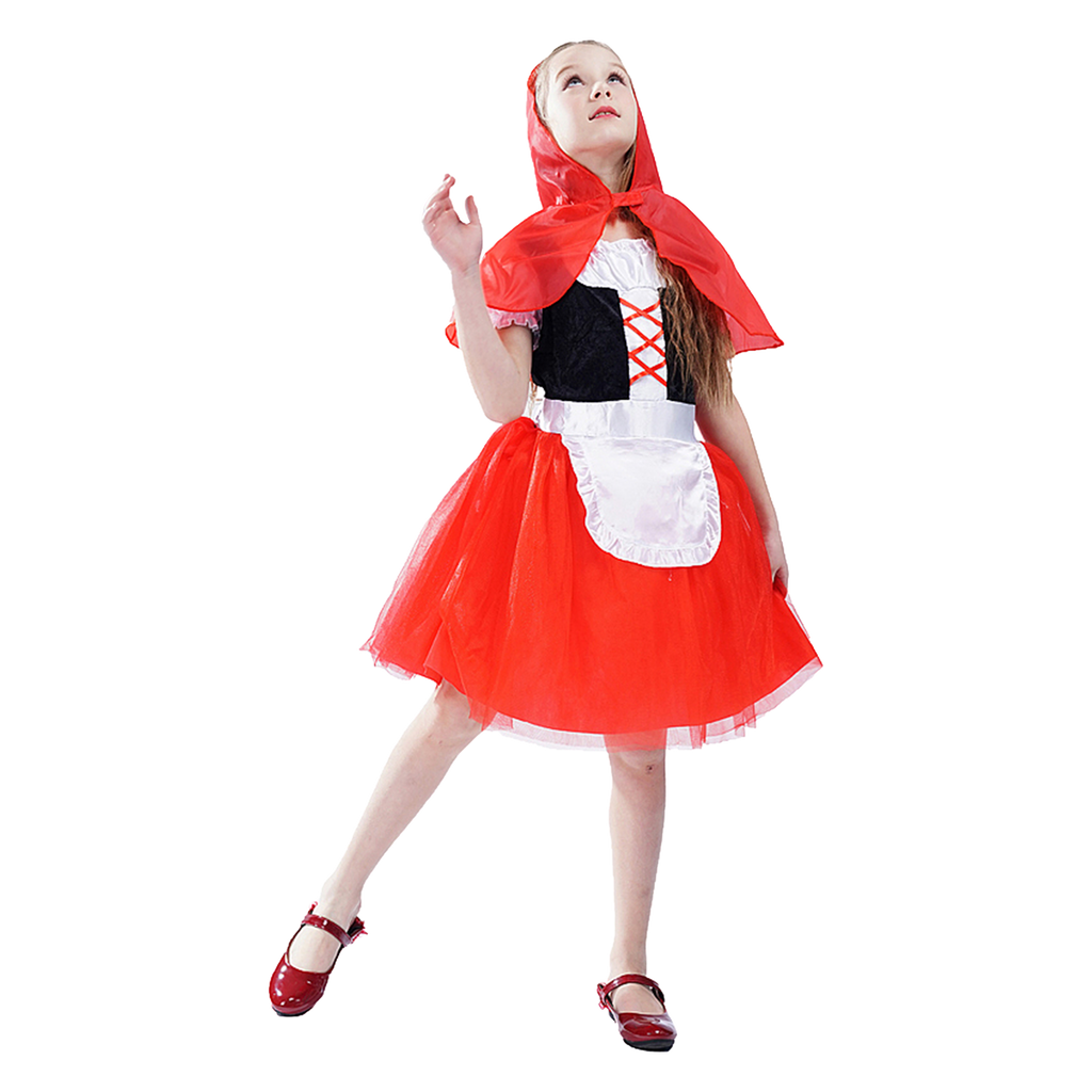 Litte Red Hood Girl Costume 5-7 years