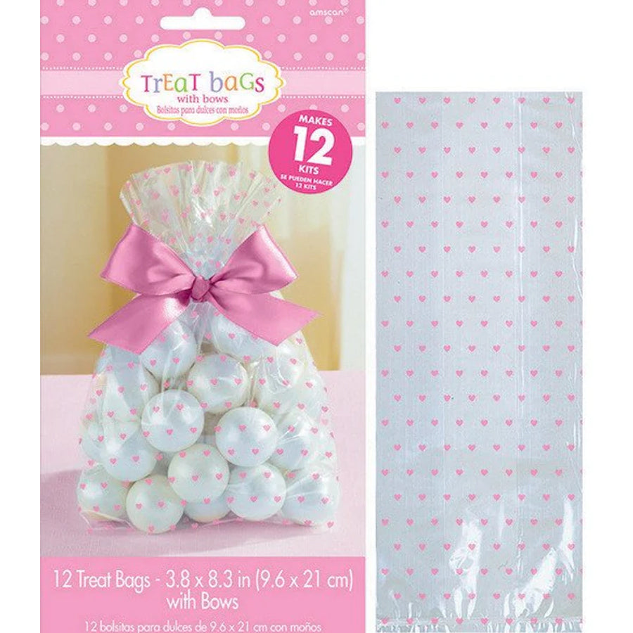 Baby Shw Pink Cello Treat Bag - Pink
