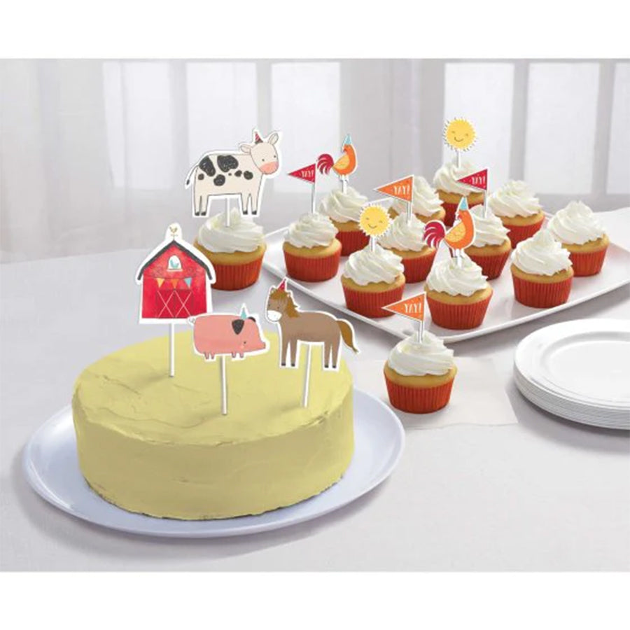 Barnyard Birthday Cake Topper Kit PK12