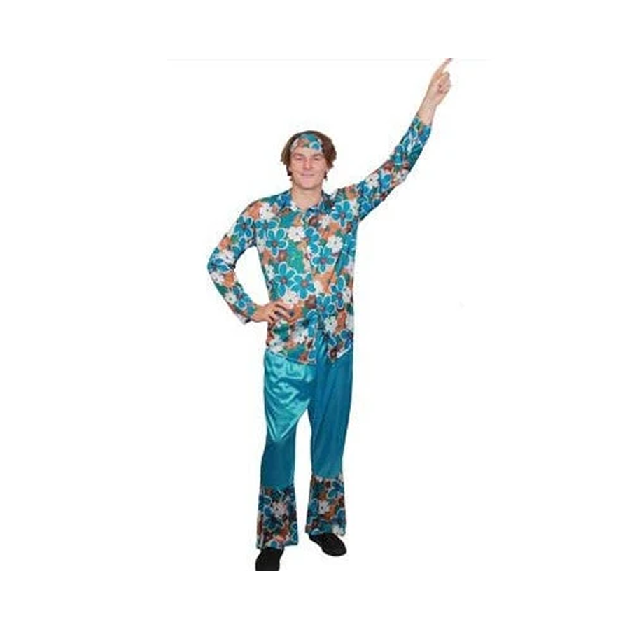 Blue Hippie Medium (shirt,pants &amp;headdband)