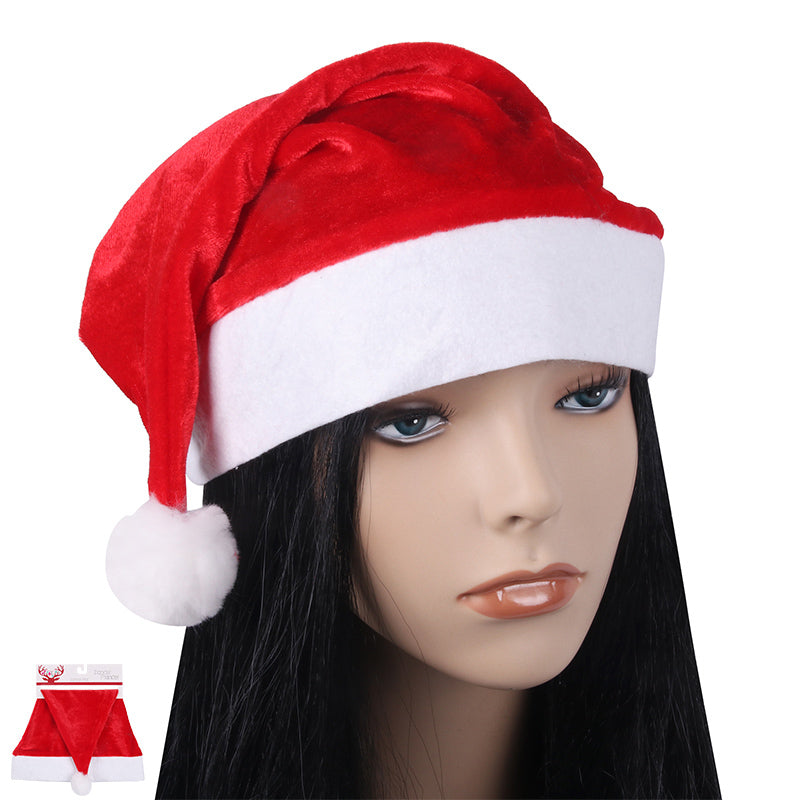 RED WHITE BUDGET SANTA HAT