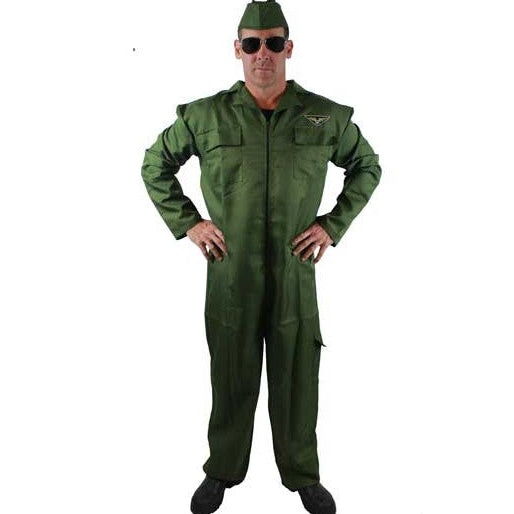 Top Pilot Jumpsuit XL (jumpsuit, glasses &amp; hat)