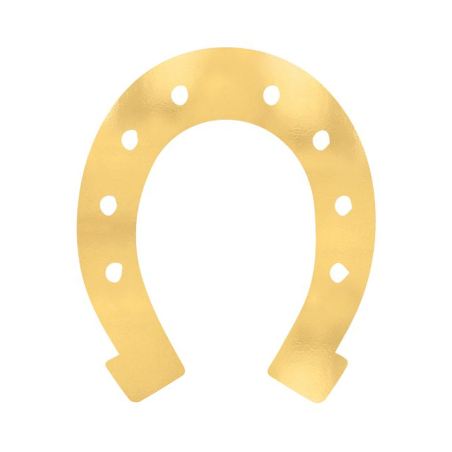 Derby Day Large Horseshoe COut - Foil
