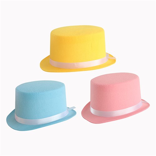 Easter Parade Hat (pink/blue/yellow)