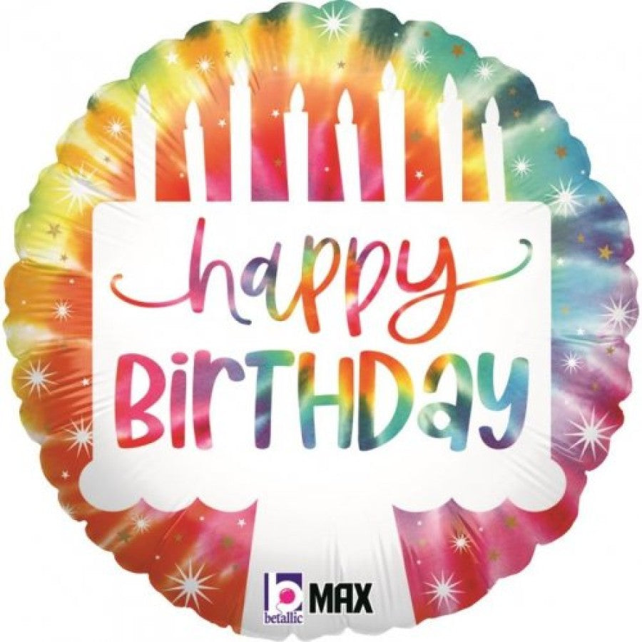 Tie-Dye Cake Birthday 45cm