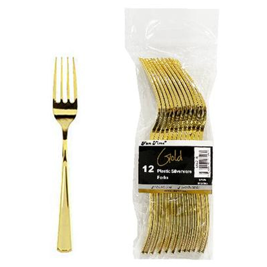 GOLD-PLATED FORKS PK12
