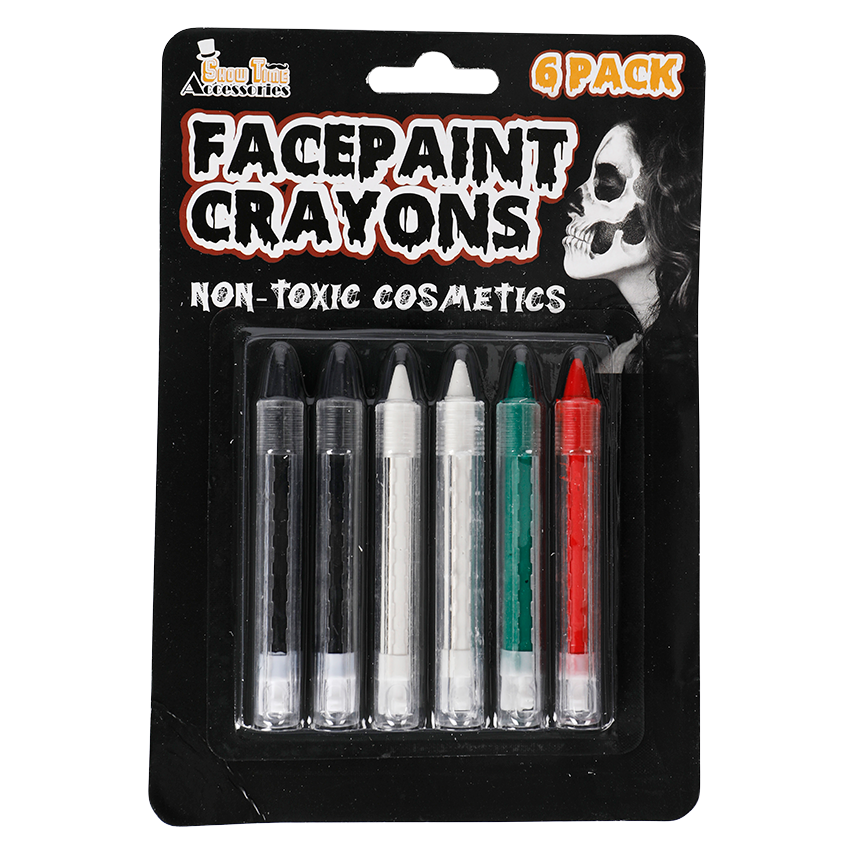Facepaint Crayons pk6