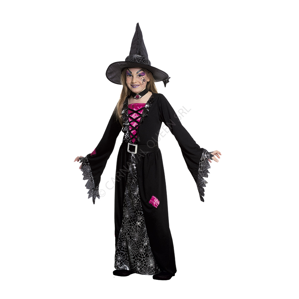 Girls Lacey Witch Costume 5-7years
