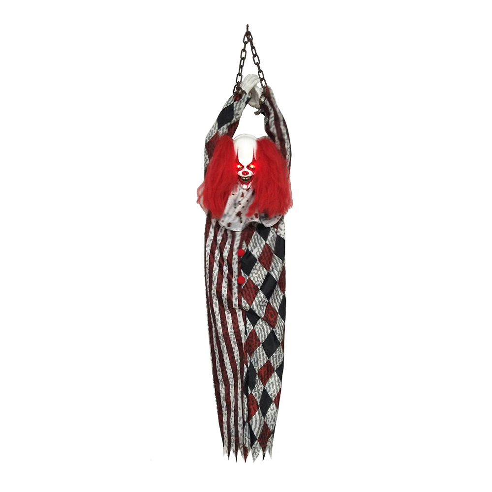 Animated Hanging Clown 1.5m