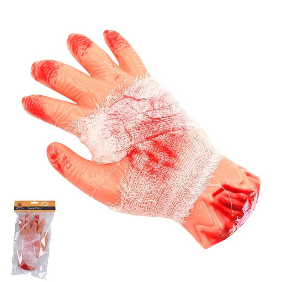 BANDAGED SEVERED HAND