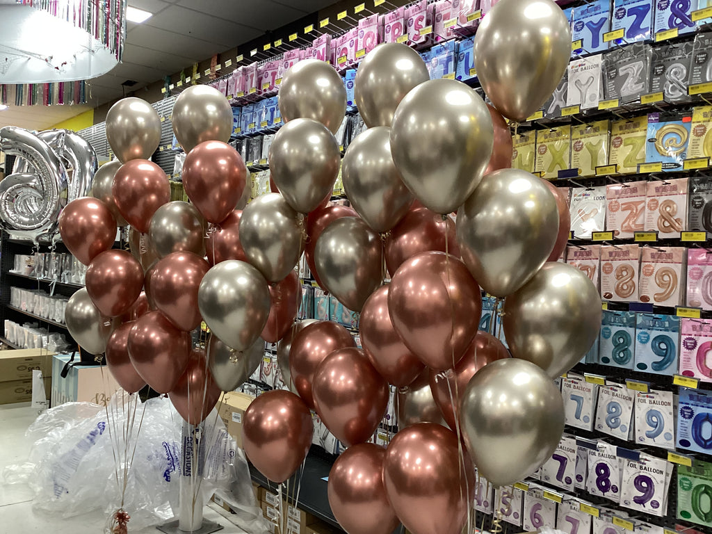 Chrome Balloon Bouquets