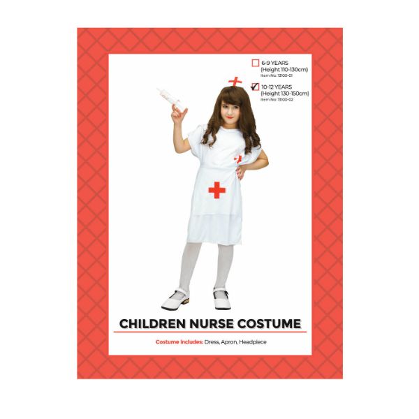 Children Nurse Costume (10-12 years)