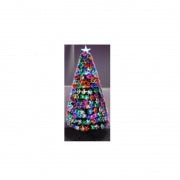XMAS TREE F/O Green 120CM With Multicolor Lights DC 12V 3.6W 125 TIPS