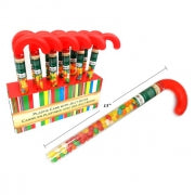 LOLLY - CANDY CANE SHAPE W/JELLYBEANS 50G PDQ