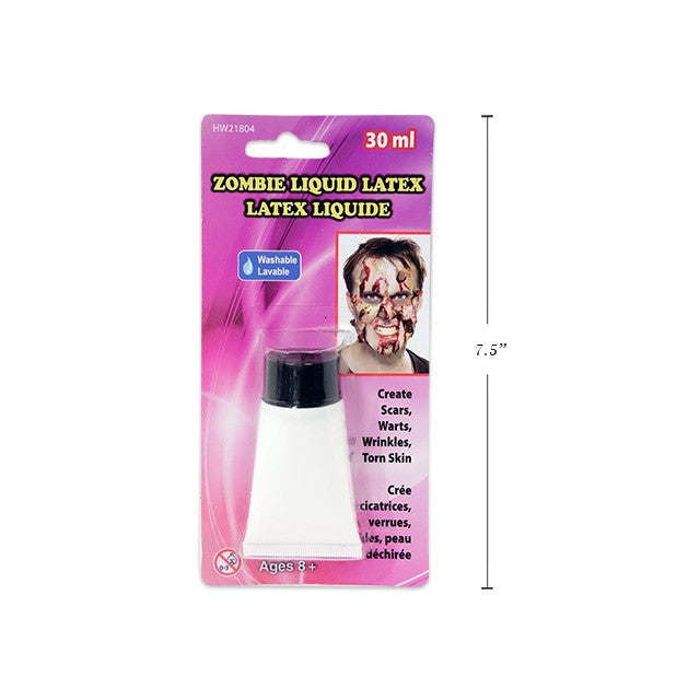 HWEEN MAKE UP ZOMBIE WHITE LIQUID LATEX 30ML