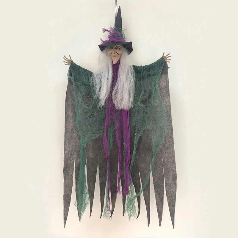 HWEEN HANGING WITCH 40X5X75CM
