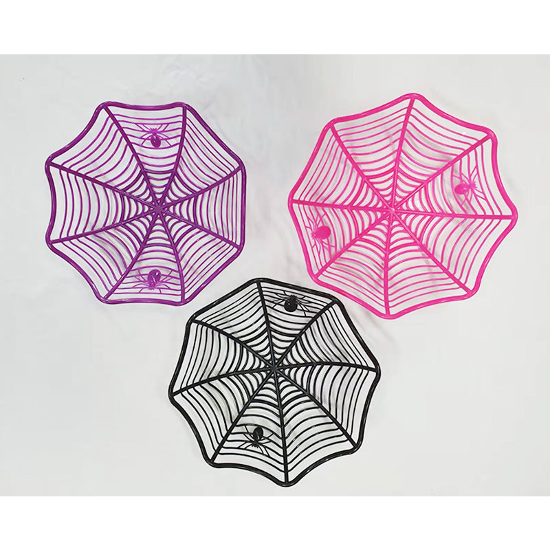 HWEEN BOWL SPIDER WEB DSN 26CM 2COLS