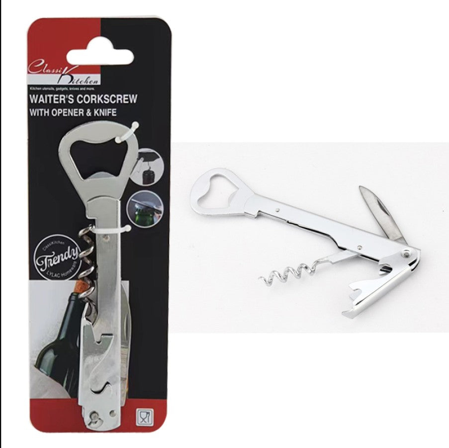Waiters Corkscrew opener and knife