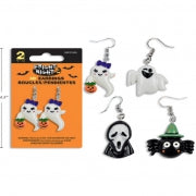 Hween 3d Character Earrings 2pk
